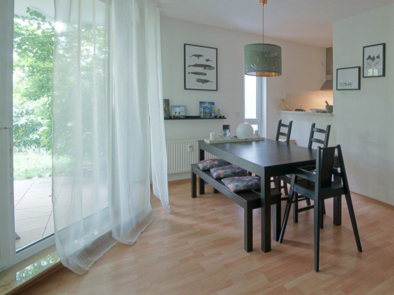 Essbereich Darmstadt Erdgeschosswohnung VERMIETET - Schicke 3-Zimmer-Erdgeschosswohnung mit Terrasse im Komponistenviertel