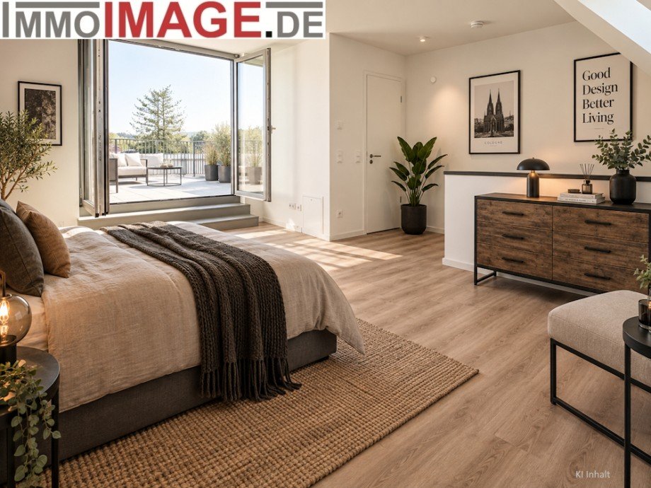Schlafzimer Maisonettewohnung Darmstadt