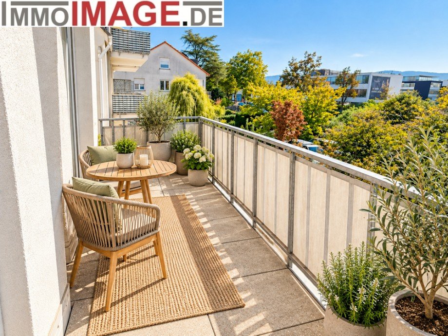 Balkon Etagenwohnung Darmstadt