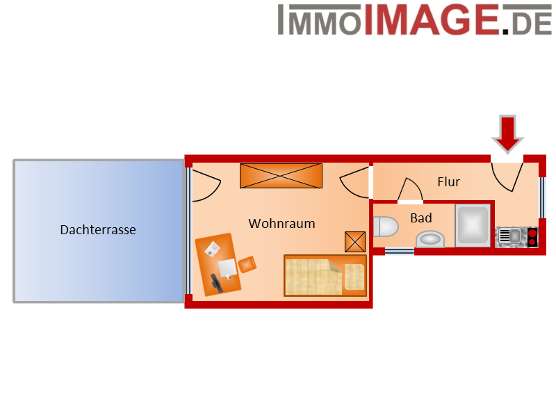 Grundriss Etagenwohnung Darmstadt