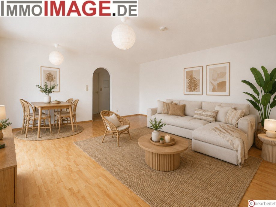 Wohnzimmer Etagenwohnung Ober-Ramstadt