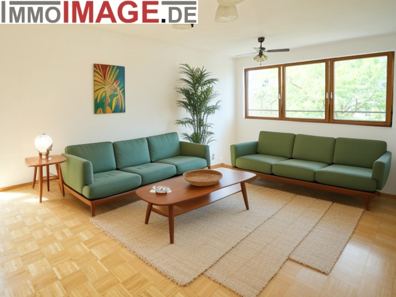 Wohnzimmer Etagenwohnung Darmstadt