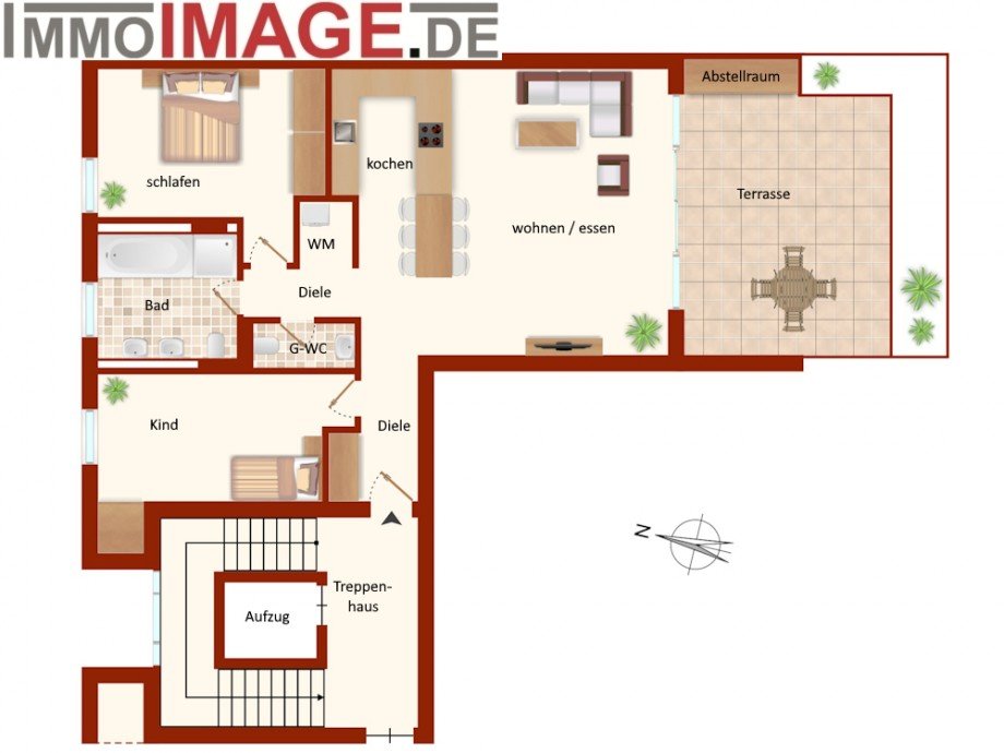 Grundriss Etagenwohnung Griesheim