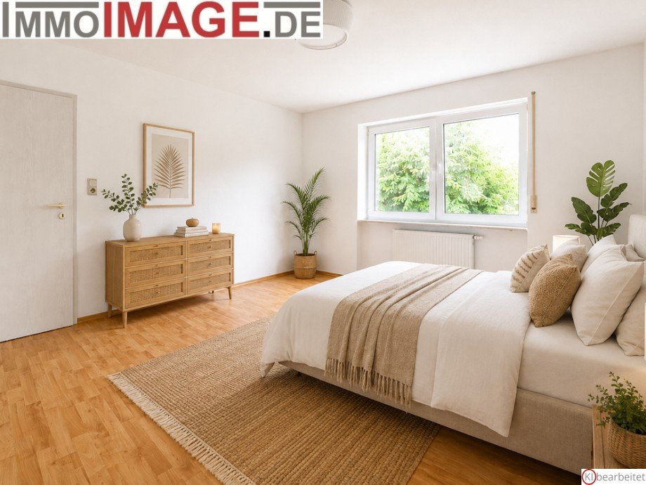 Schlafzimmer Etagenwohnung Ober-Ramstadt