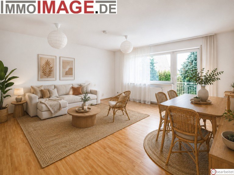 Wohnzimmer Ober-Ramstadt Etagenwohnung Provisionsfrei! Einziehen und Wohlf�hlen - Helle Zweizimmerwohnung mit Ausblick