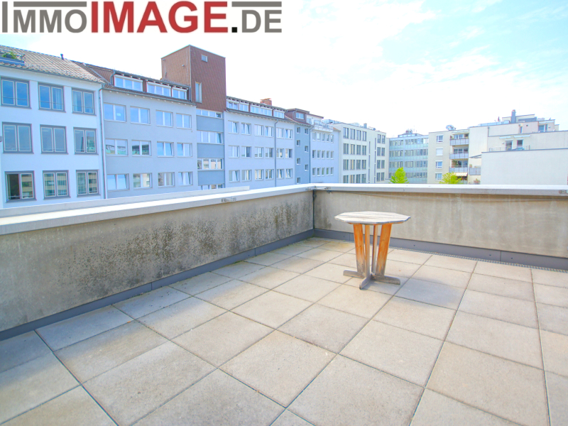 Dachterrasse Etagenwohnung Darmstadt